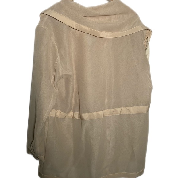 Etcetera Avian Mesh Lightweight Beige Jacket Size 14 - Picture 4 of 12